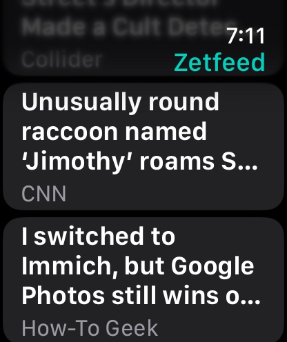 Apple watch screenshot